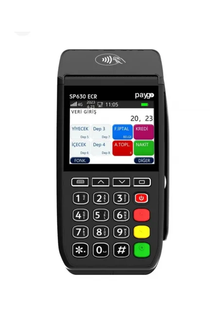 Paygo Sp 630 Ecr Pro Yazarkasa Pos Cıhazı Temasız Özelikli